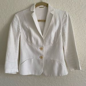 Max Studio White Blazer